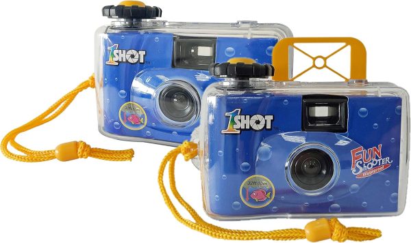 1 Shot Waterproof Disposable Camera – 35mm Underwater Camera – 27 Exposures – ASA/ISO400 Color Film – Single-Use Waterproof Camera for Vacation, Snorkeling, Watersports – 2-Pack - Image 4