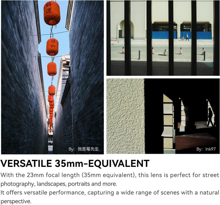 TTArtisan AF 23mm F1.8 ED Lens X Mount, 23mm f/1.8 APS-C Prime Lens for Fuji X-A3 X-A5 X-A7 X-M1 X-M5 X-H1 X-H2S X-T100 X-T20 X-T200 X-T3 X-T30 X-T30II X-T4 X-T5 X-T50 X-Pro3 X-E2S X-E3 X-E4 X-S10