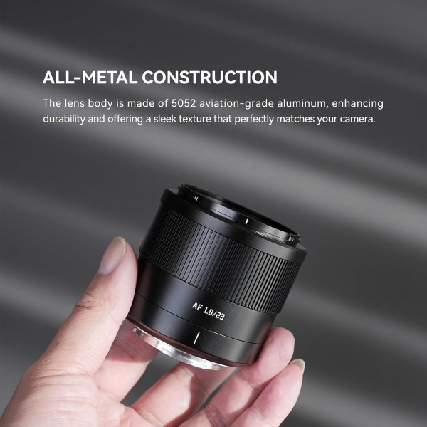 TTArtisan AF 23mm F1.8 ED Lens X Mount, 23mm f/1.8 APS-C Prime Lens for Fuji X-A3 X-A5 X-A7 X-M1 X-M5 X-H1 X-H2S X-T100 X-T20 X-T200 X-T3 X-T30 X-T30II X-T4 X-T5 X-T50 X-Pro3 X-E2S X-E3 X-E4 X-S10 - Image 8