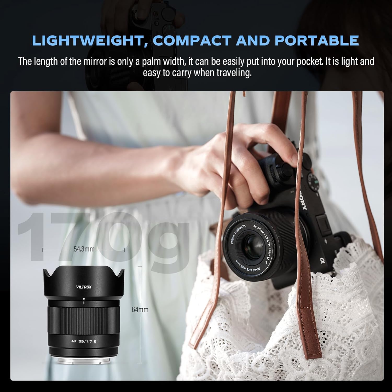 VILTROX 35mm F1.7 XF Lens AF F/1.7 X-Mount Shot for Fuji Beginner’s Lens Auto Fcous APS-C Large Aperture Prime Lenses for Fujifilm X-T1 X-T10 X-T2 X-T20 X-T3 X-T4 X-T100 X-T200 X-T30 X-PRO02 XS10 XS20